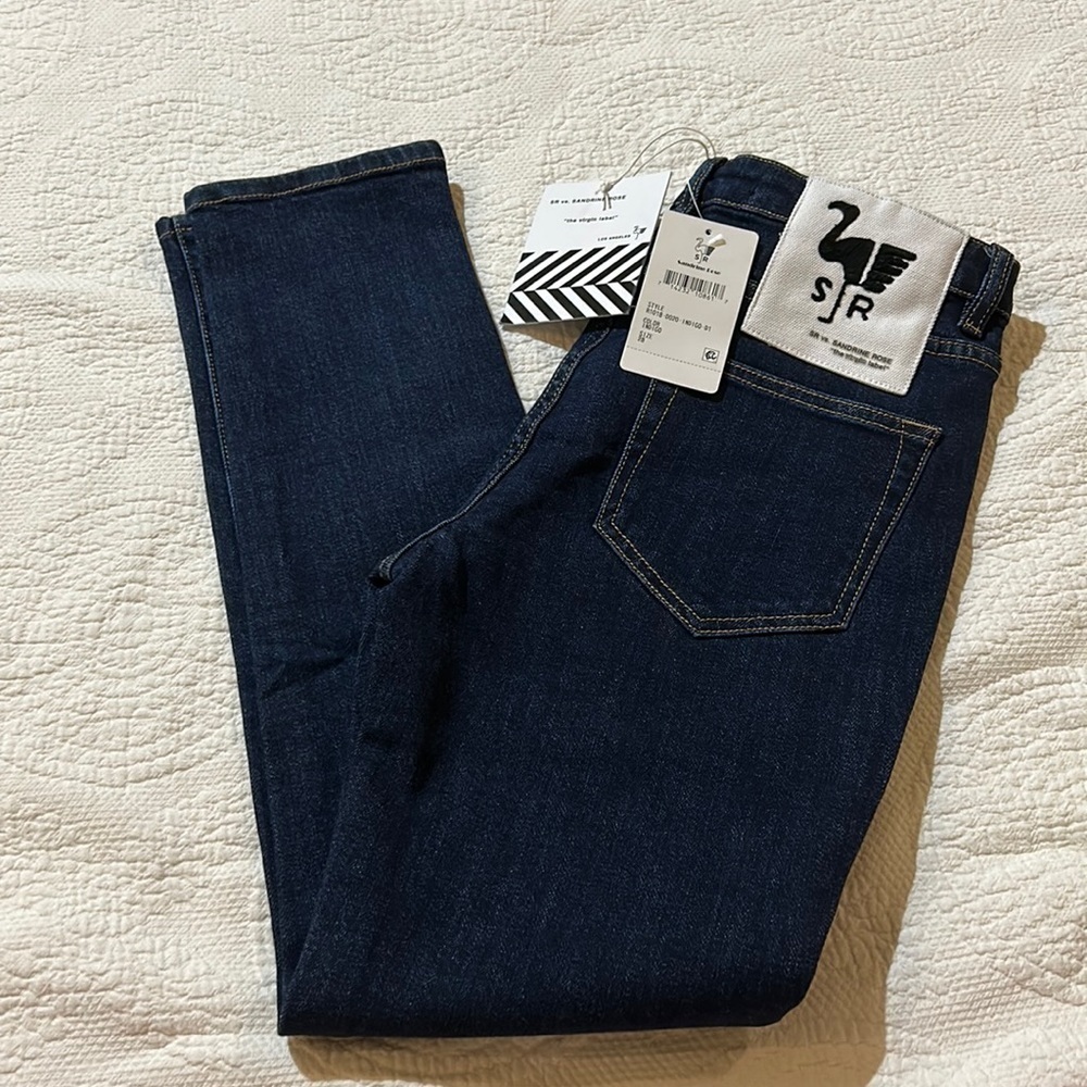 Sr Vs Sandrine Rose Indigo Crop/Ankle Size 28. Nwt Free People